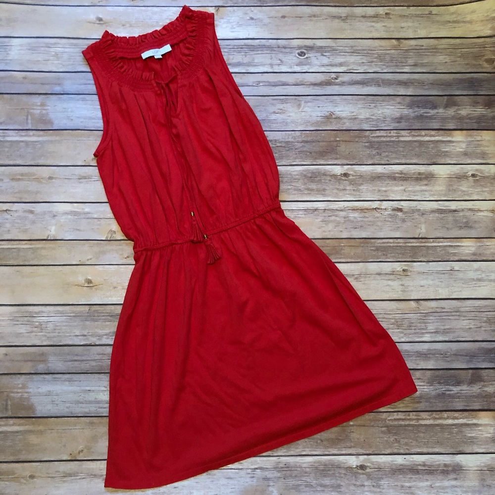 LOFT Red Dress